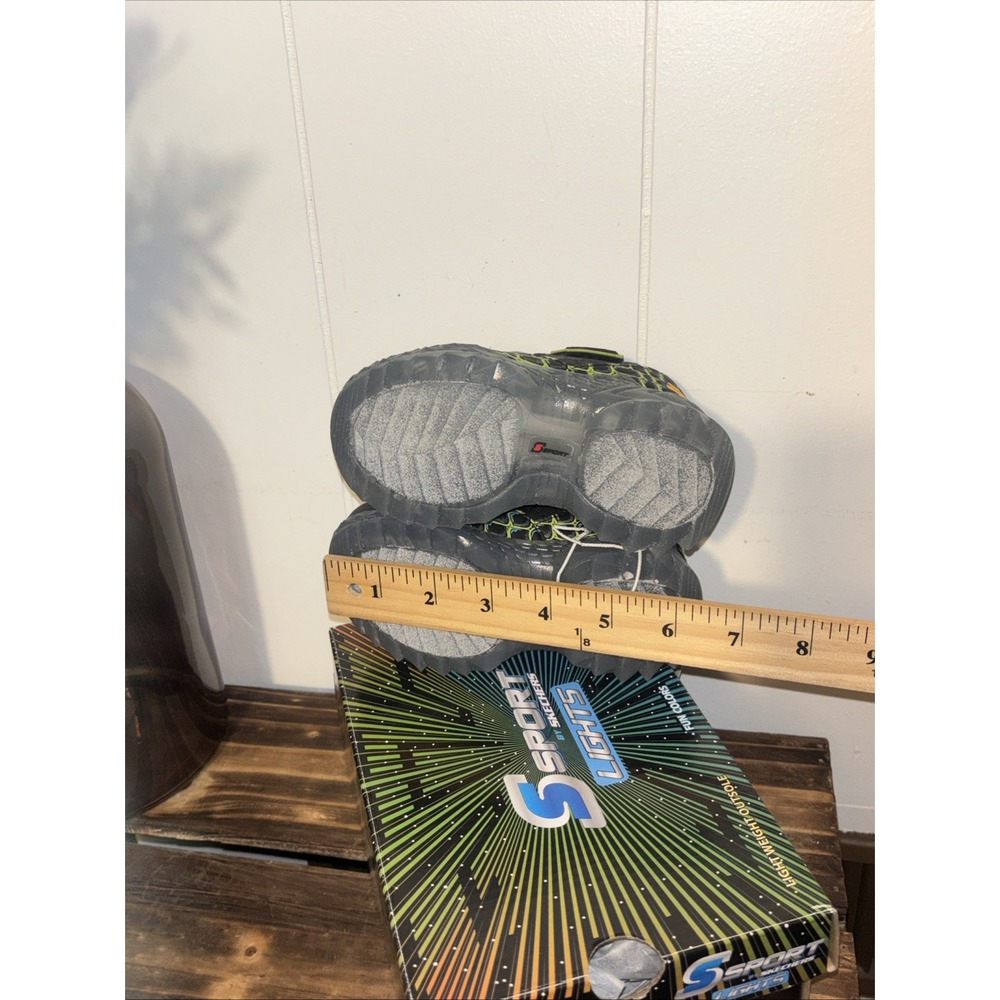 Ssport By Skechers Drego Light Up Small Boys Sz 7 Fun Pattern New - Picture 7 of 8